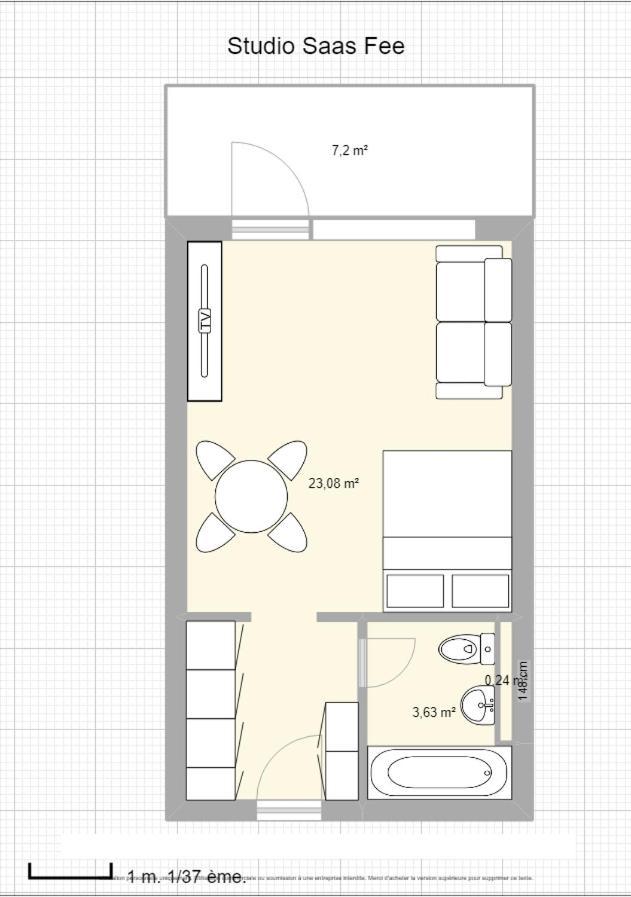 Saas-Fee Panorama Studio (Adults Only) - billede 2