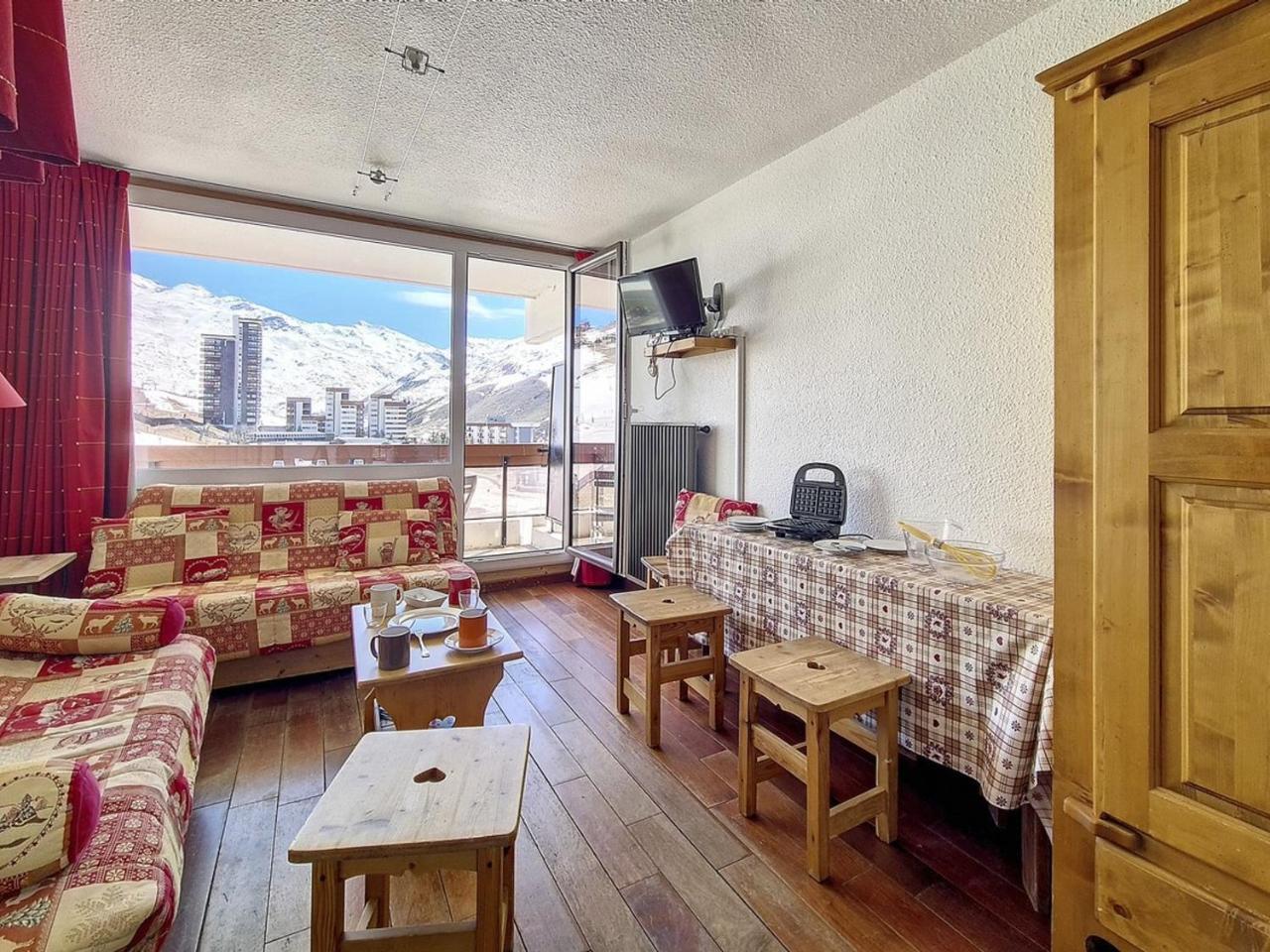 Studio Lumineux Aux Menuires - Ski Aux Pieds, Balcon Sud - Fr-1-344-1180