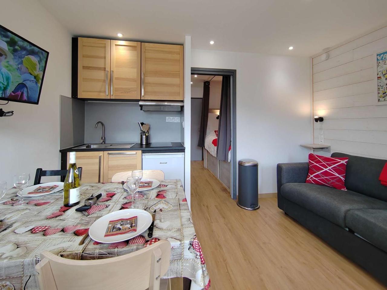 Studio Charmant de 23m² Skis Aux Pieds, Renove, Balcon Est, Max 4 Pers - Fr-1-545-52 - billede 1