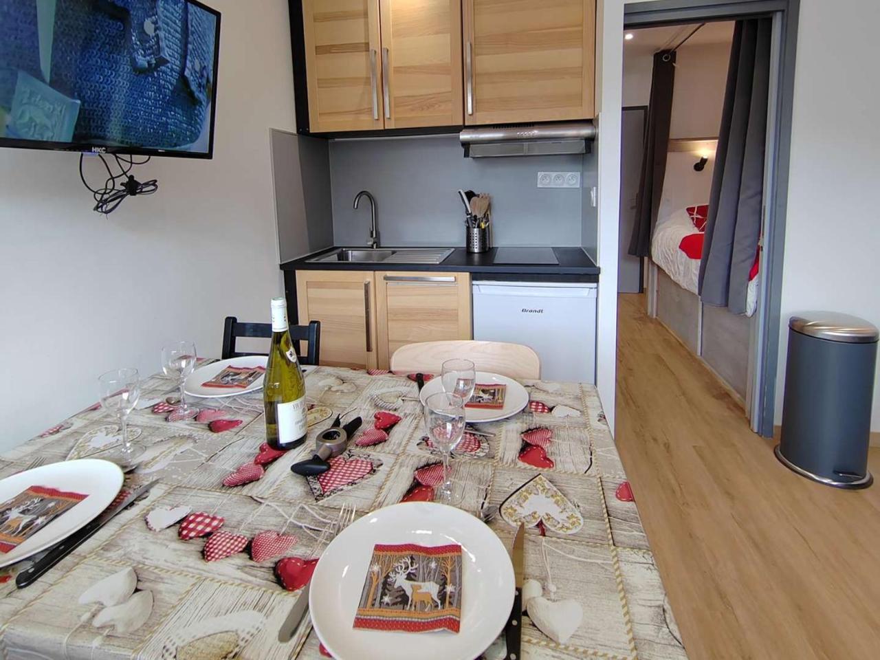 Studio Charmant de 23m² Skis Aux Pieds, Renove, Balcon Est, Max 4 Pers - Fr-1-545-52 - billede 4