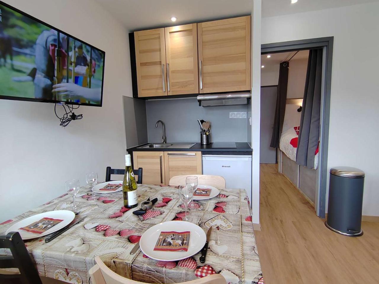Studio Charmant de 23m² Skis Aux Pieds, Renove, Balcon Est, Max 4 Pers - Fr-1-545-52 – billede 5
