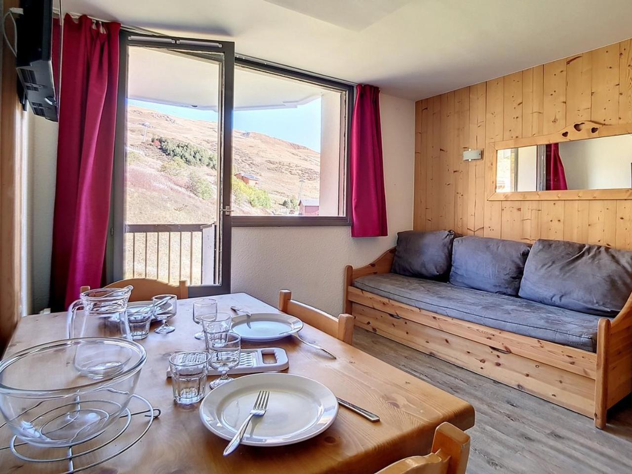 Studio Renove Proche Pistes Avec Balcon Aux Menuires - Fr-1-344-872