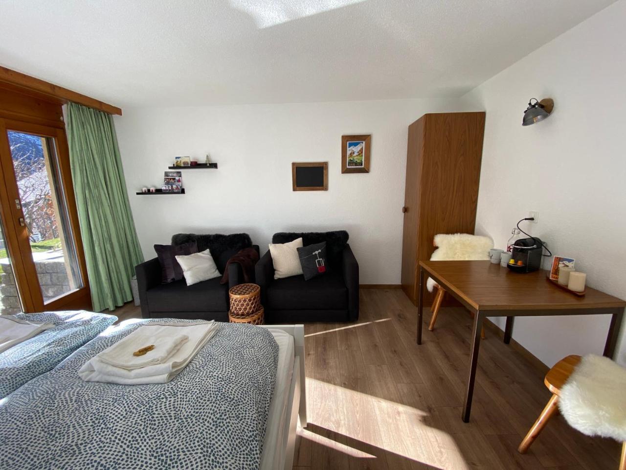 Haus Alpalin - Adjacent Studios 'Mischabel', Cosy, Central - billede 3