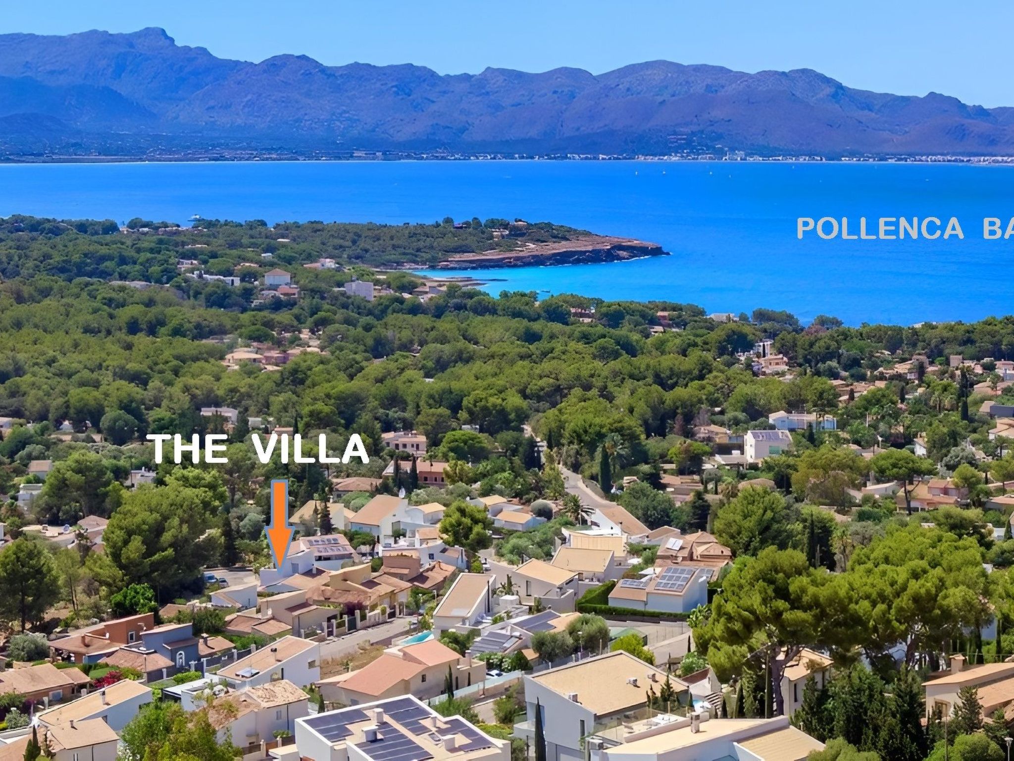 Villa "Calma" mit privatem Pool und Meerblick