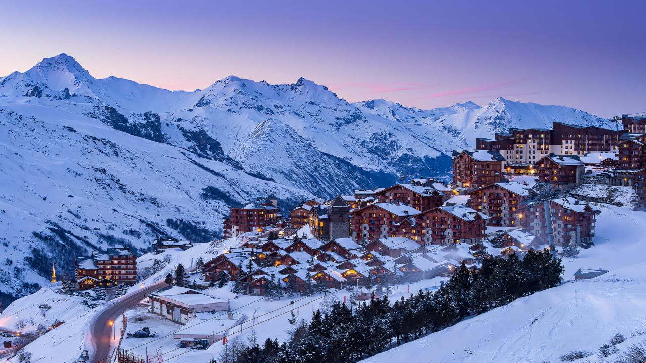 Skidsemester i Les Menuires