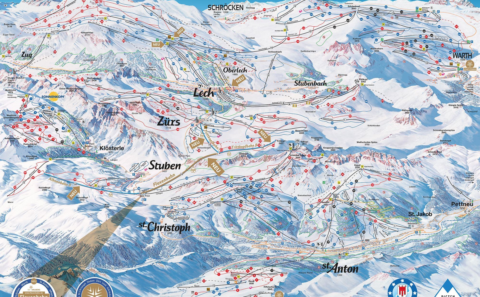 Skidsemester till St Anton am Arlberg: Skidåkning i världsklass i Österrike