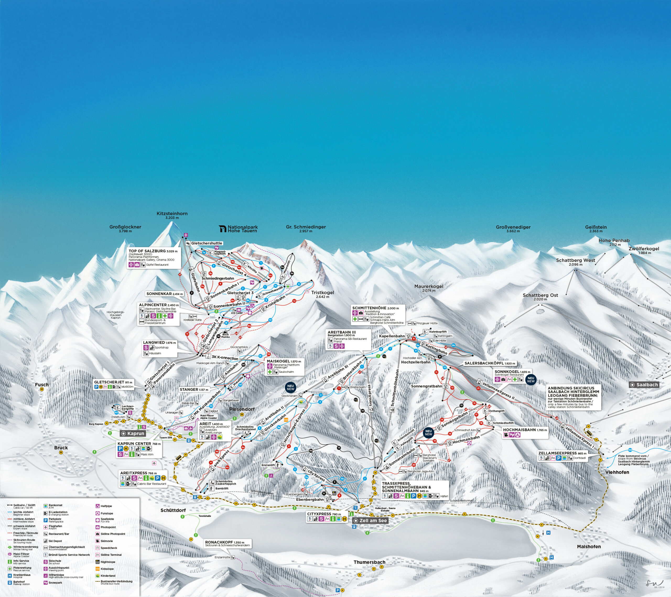 Skidsemester till Zell am See: Österrikes bästa vyer och fantastisk glaciärskidåkning!
