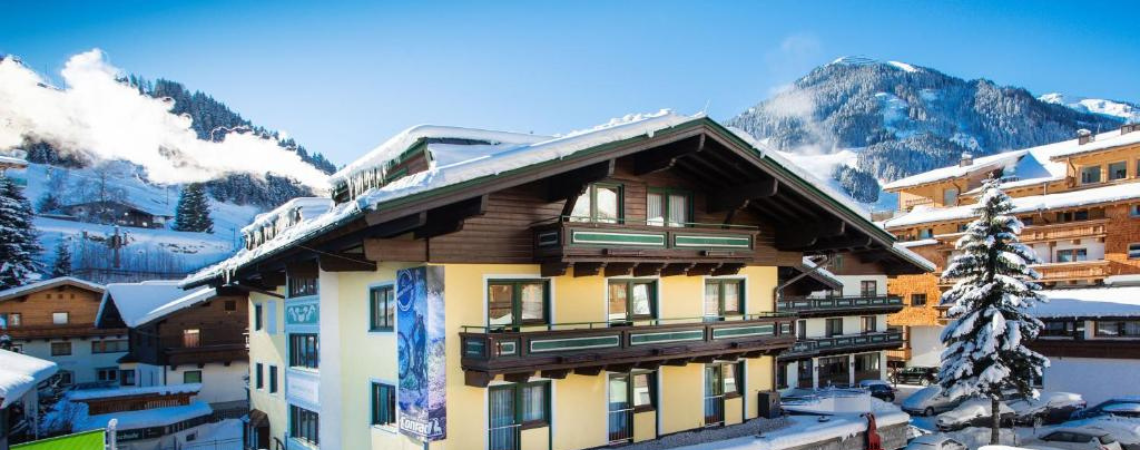 Thinggaards egna hotell. Skidsemester i Alperna
