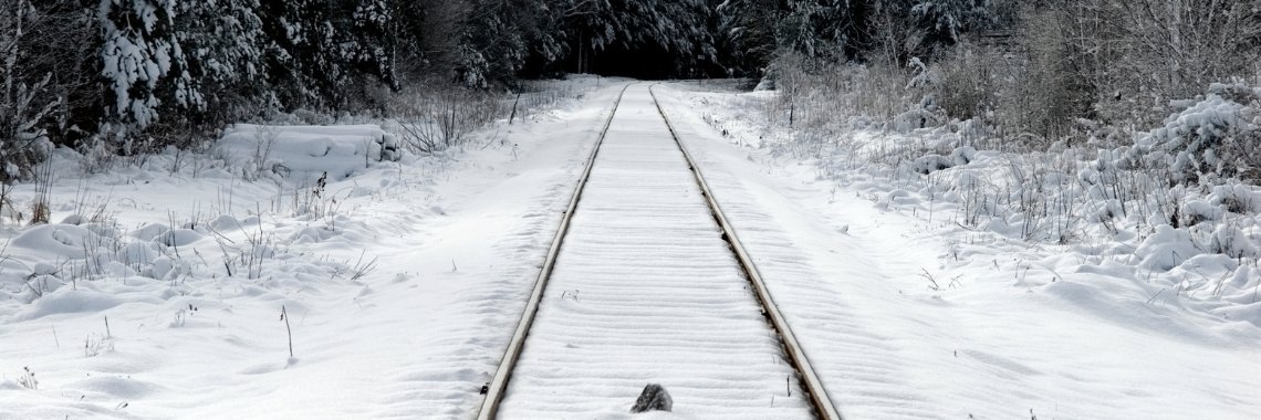 Skidsemester med tåg