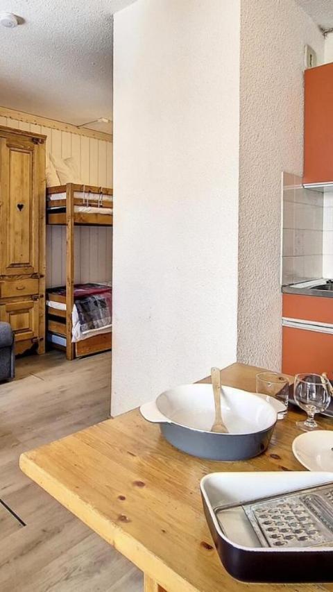 Residence Carlines I - Studio Classique · Au Pieds Des Pistes · Balcon Mae-3664 – Les Menuires