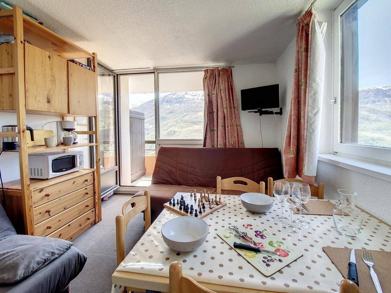 Studio Confortable Pour 4 Pers. Avec Balcon Et Tv, Prox. Pistes Aux Menuires - Fr-1-344-1043, Les Menuires