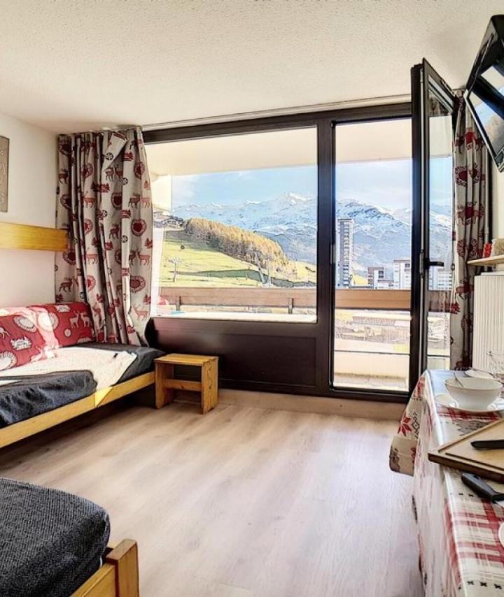 Studio – Residence Chaviere - Studio Agreable · Ski Au Pieds · Balcon Mae-3154