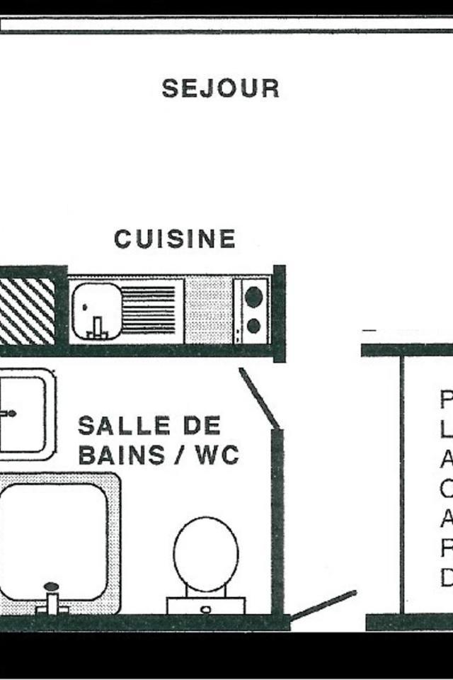 Studio Confortable Pieds Des Pistes Les Menuires - Fr-1-452-10 – billede 10