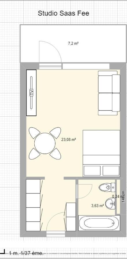 Saas-Fee Panorama Studio (Adults Only) – billede 2