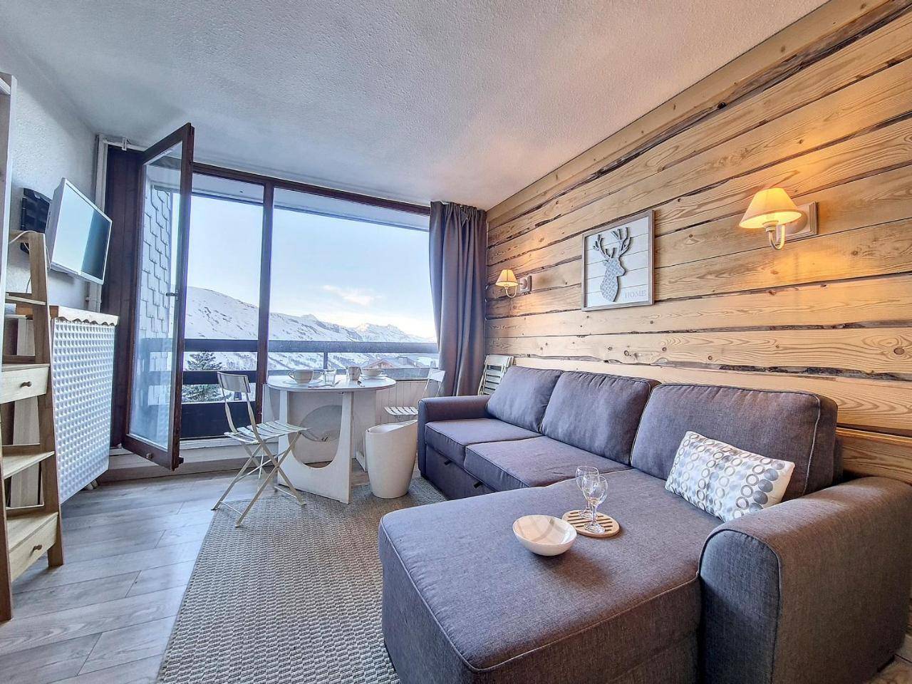 Studio Renove Avec Balcon - Quartier Croisette - Fr-1-344-1162, Les Menuires