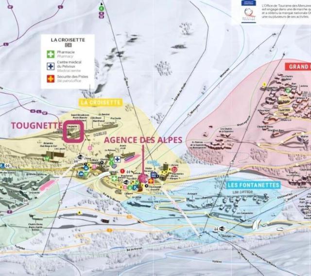 Residence Tougnette - Studio Equipe Ski Aux Pieds Aux Menuires Pour 2 Personnes Mae-4004 – billede 2