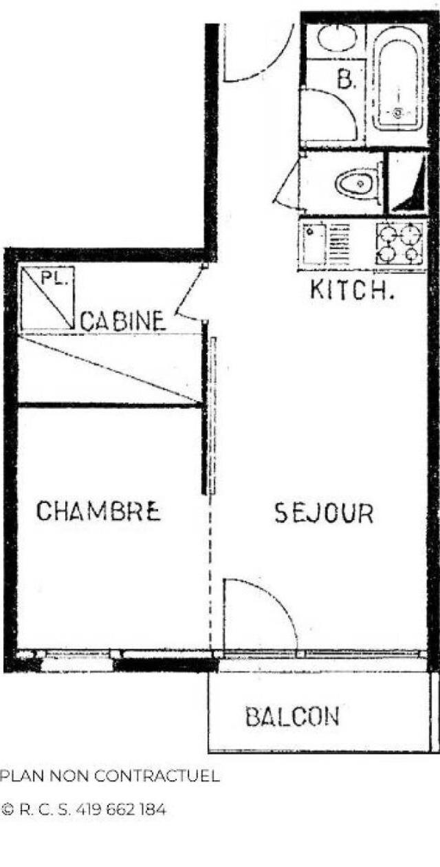 Residence Villaret - Studio Renove Sur Les Pistes Aux Menuires Pour 4 Personnes Mae-4234 – bild 8