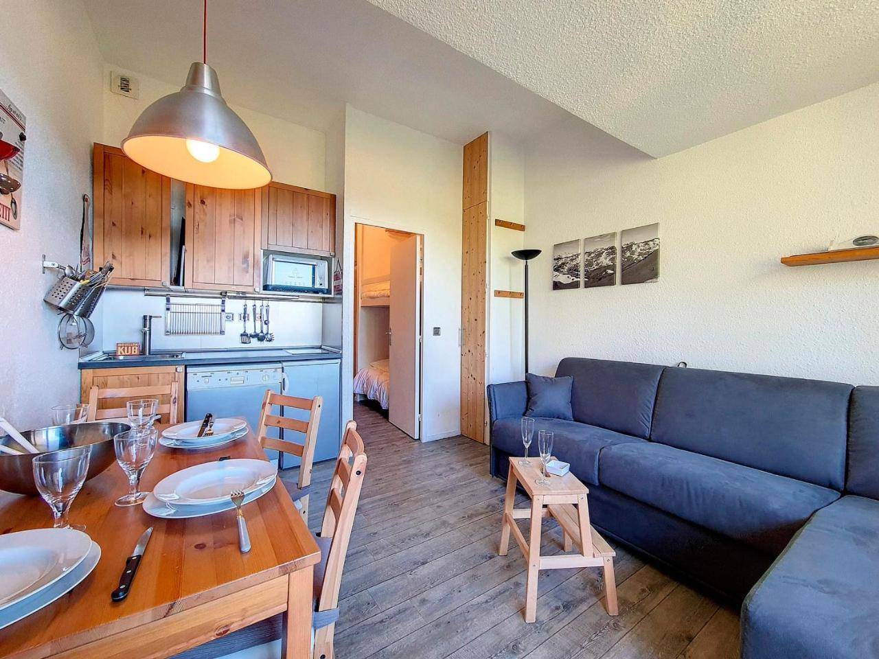 Studio Renove Au Pied Des Pistes, Balcon, 4 Pers, Les Menuires - Fr-1-344-832, Les Menuires