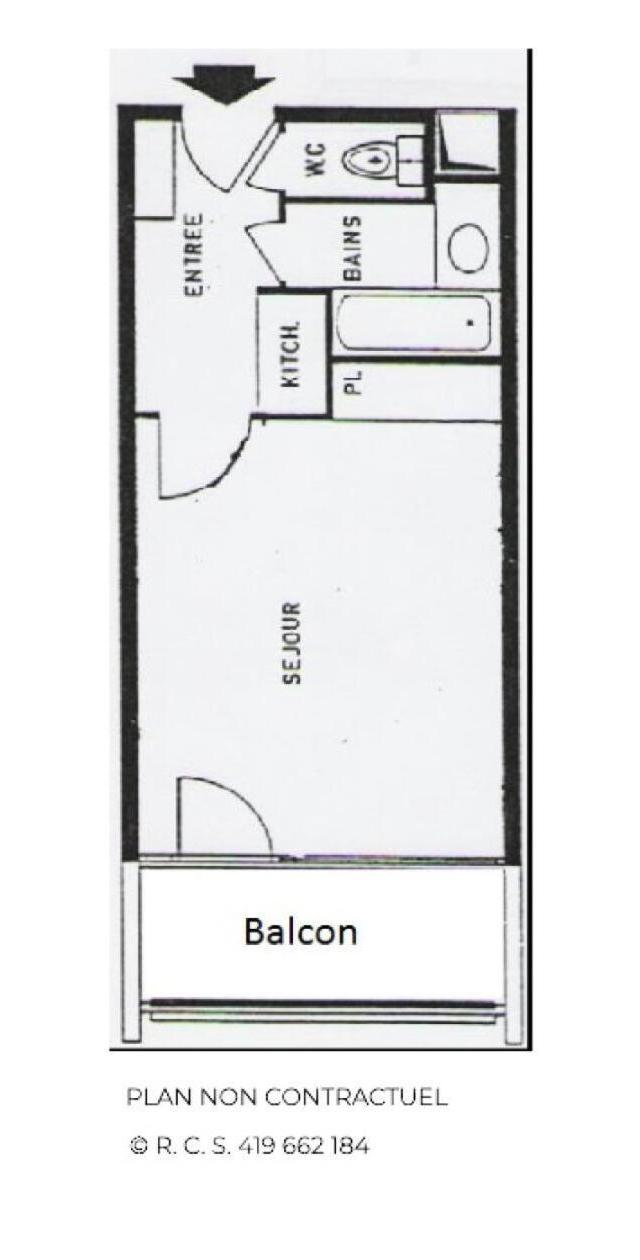 Residence Chaviere - Studio Au Centres Des Menuires Ski Aux Pieds Appartement Pour 4 Personnes Mae-5714 – bild 7