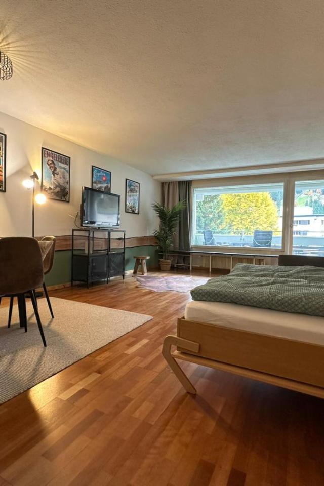 Alpine Hideaway - Cozy Mountainview Studio, Home-Cinema, Free Parking, Ski, Engelberg, Luzern – billede 7