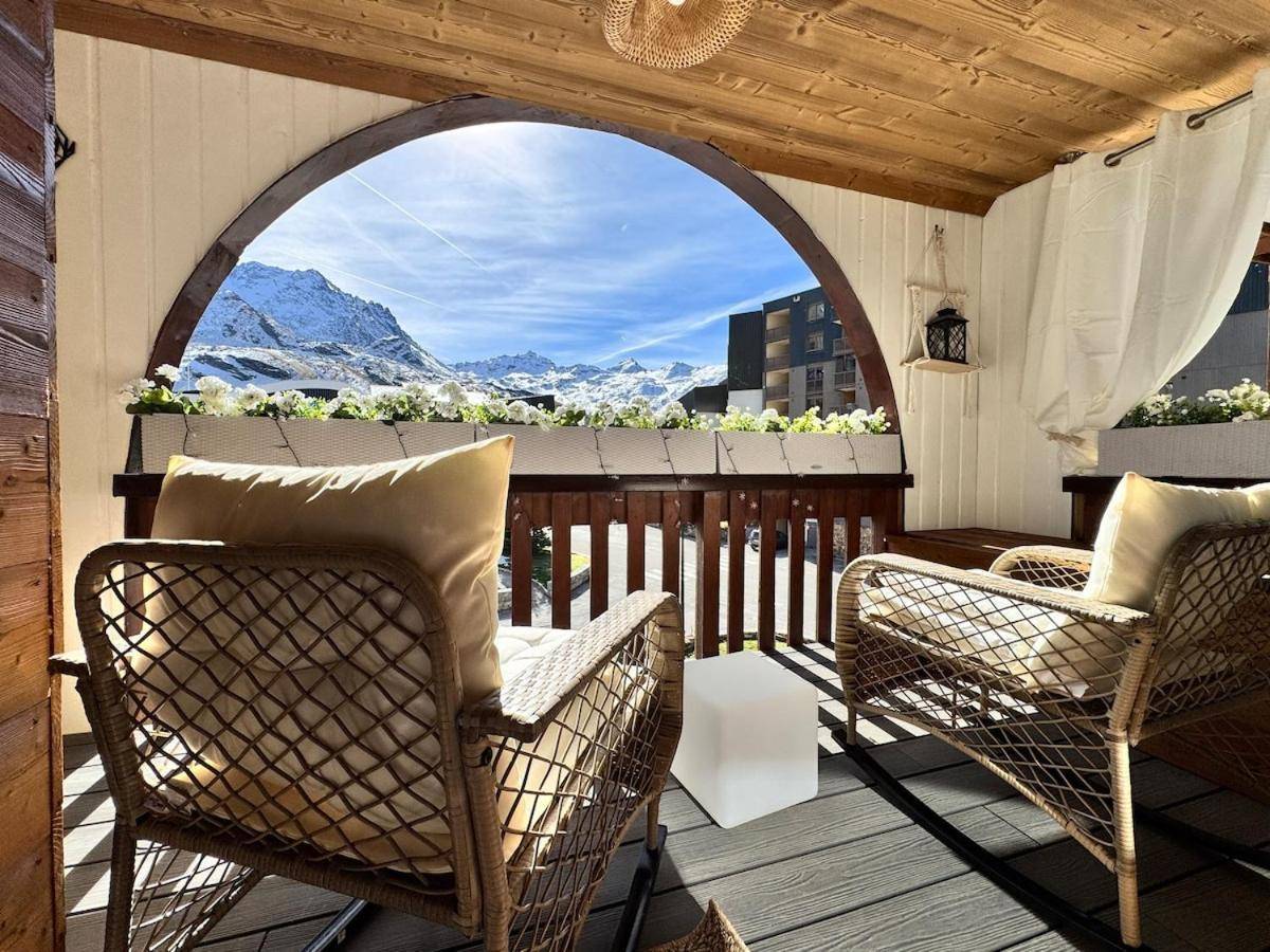 Val Thorens 4 Flocons Or, 42 M2, Vue Sur Les Glaciers, Sud, Val Thorens