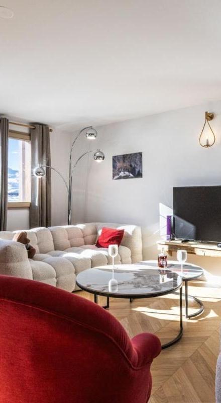 Three-Bedroom Apartment with Mountain View - Free WiFi – Chalet Alaska 7 130 M2 Balcony Ski in Parking