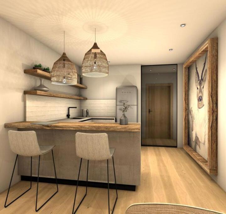 Two-Bedroom Apartment (1 sofa bed, Bedroom#1: 1 large bed, Bedroom#2: 1 large bed) - Free WiFi – Seekarspitz Boutique Appartements