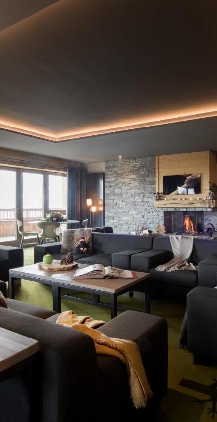 Three-Bedroom Apartment with Spa Access (7 Adults) (1 double bed) - Free WiFi – Cgh Residences & Spas Les Chalets du Soleil Contemporain