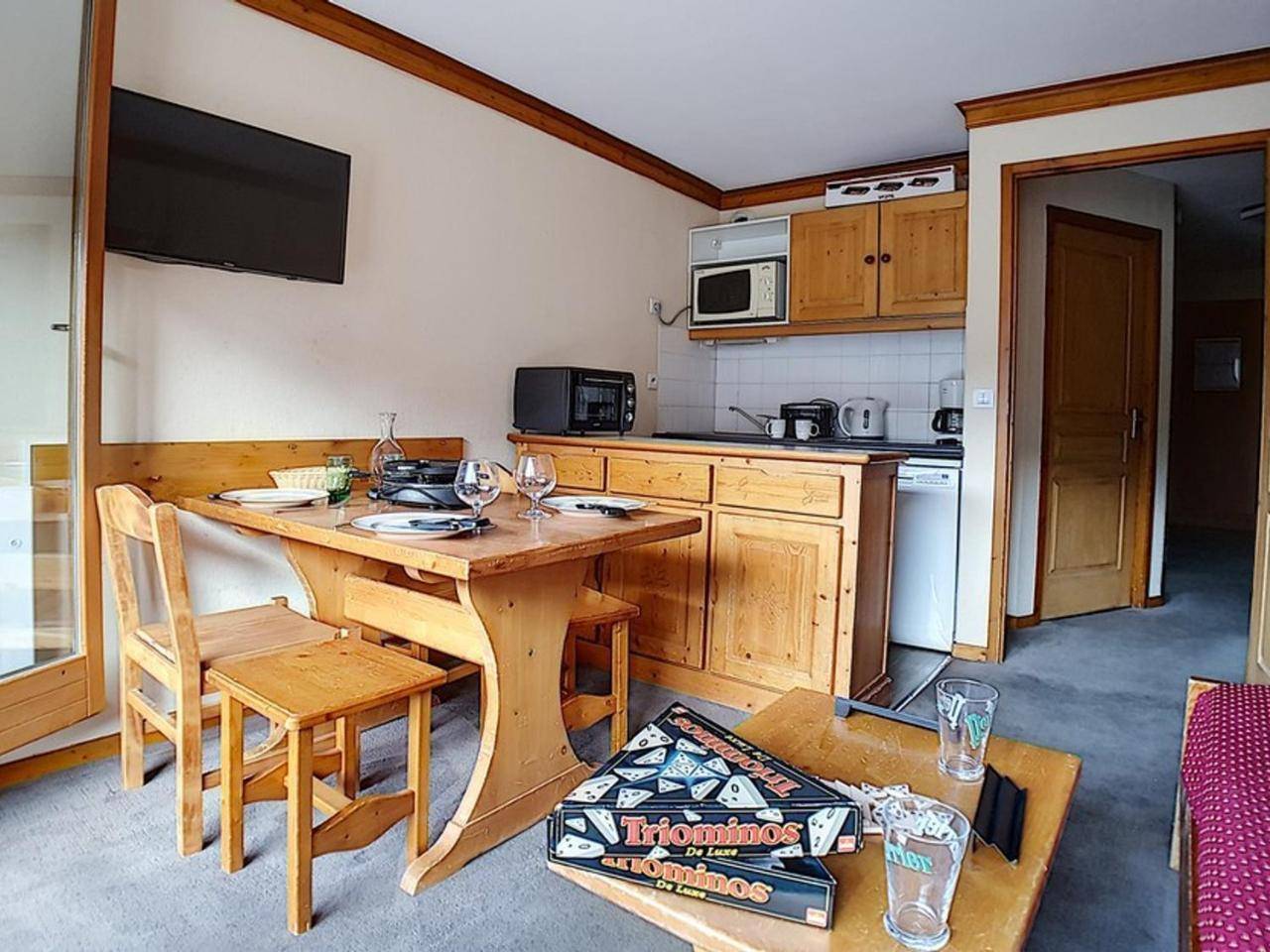 Appartement 2 Pieces, Depart Ski, Balcon, 4 Pers - Fr-1-344-988, Les Menuires
