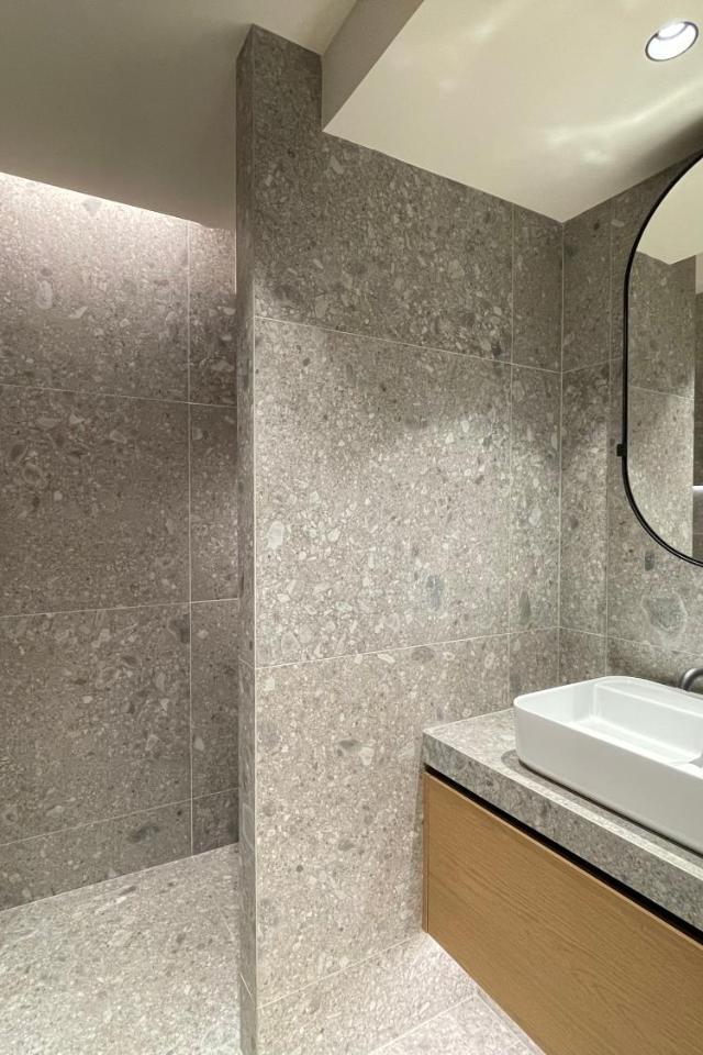 Homency - Chalet White Stone Neige Et Soleil – billede 7