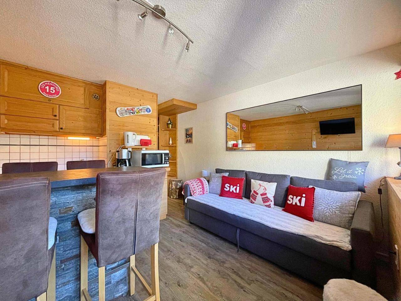 Residence Asters - Appartement 4 Pers Sud Chambre Cabine Pieds Pistes Mae-6803, Les Menuires