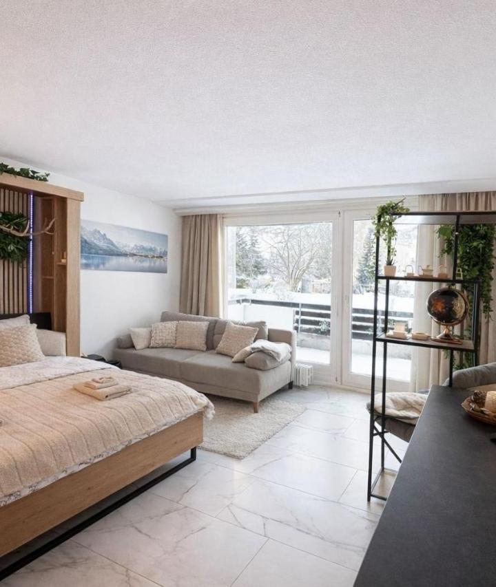 One-Bedroom Apartment (1 sofa bed) - Free WiFi – Golden Hour Apartment - Ski - Titlis