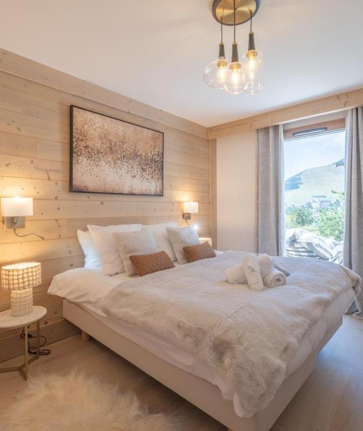 Two-Bedroom Apartment with Terrace (1 large bed) - Free WiFi – Alpe D'huez Houses - Chez Come, Nid Douillet Dans Residence SPA 5 Etoiles, Skis Au Pied, Avec Vue Et Jardin