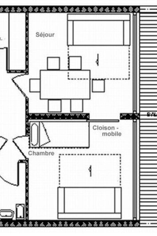Appartement Lumineux & Confortable, Acces Pistes, Balcon - Fr-1-344-1017 – billede 9