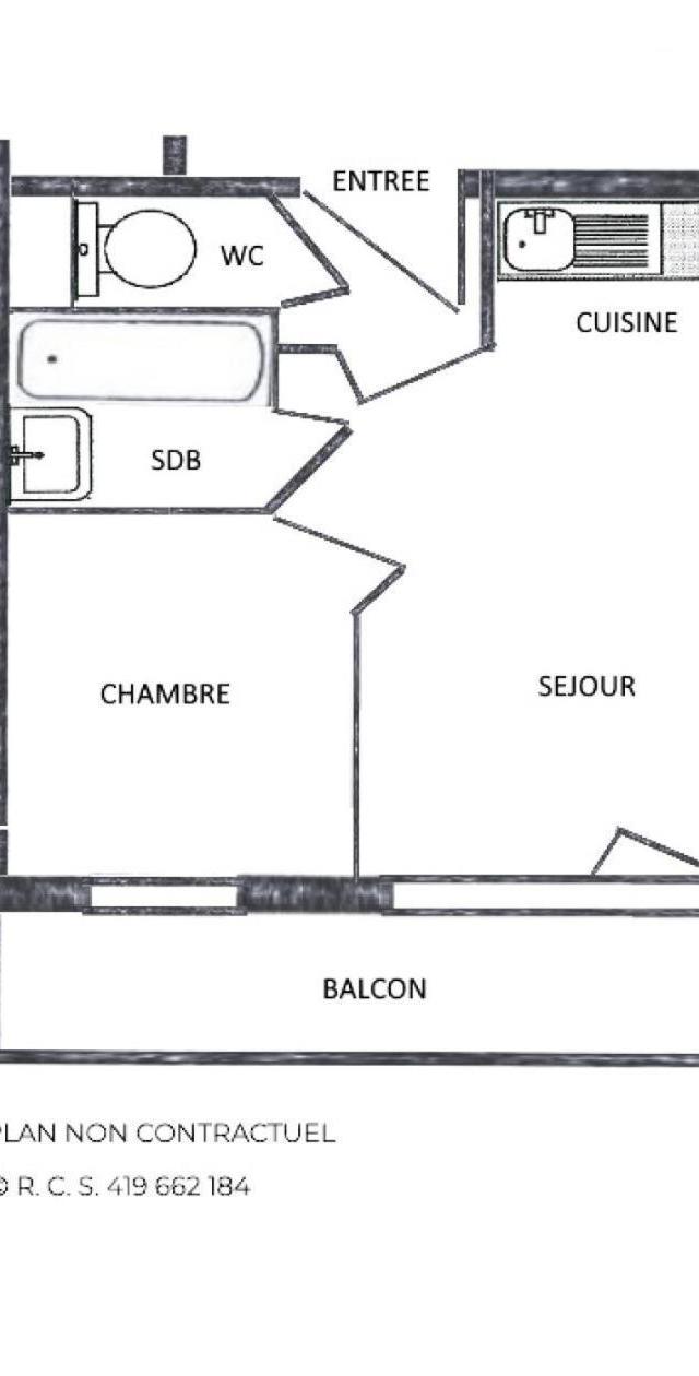 Residence Valmont - Appartement 4 Personnes Aux Menuires Mae-5664 – bild 7
