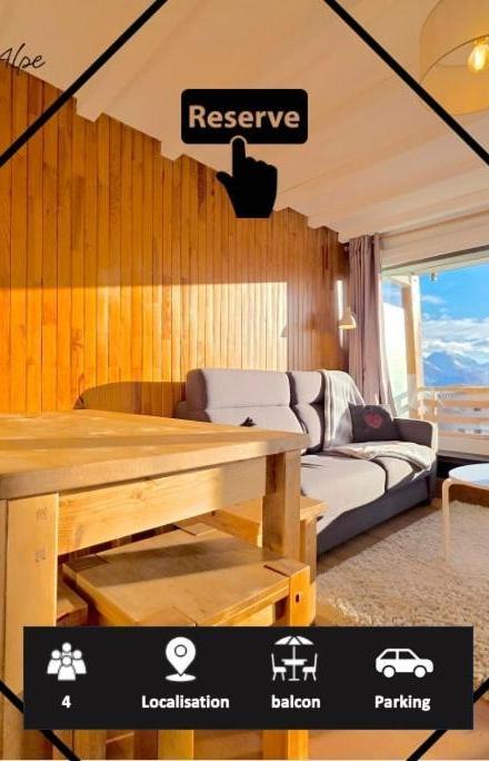 Charmant F2 Pied Des Pistes - Equipe Et Lumineux – billede 1