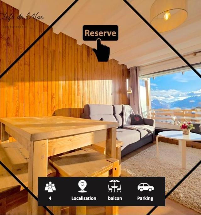 Charmant F2 Pied Des Pistes - Equipe Et Lumineux