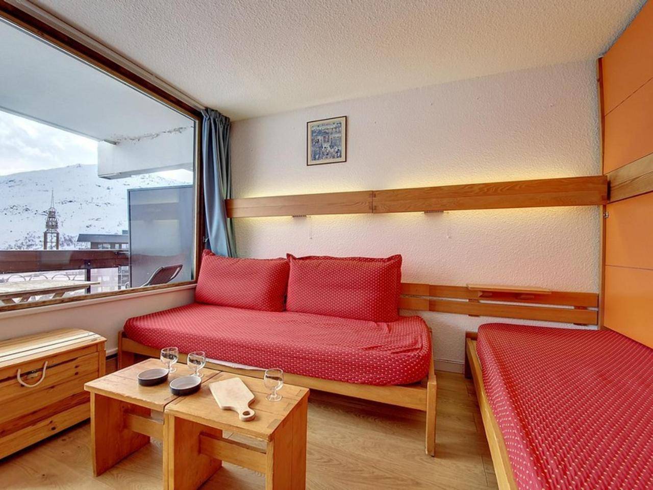 Studio Lumineux Au Pied Des Pistes Avec Balcon - Fr-1-344-996, Les Menuires