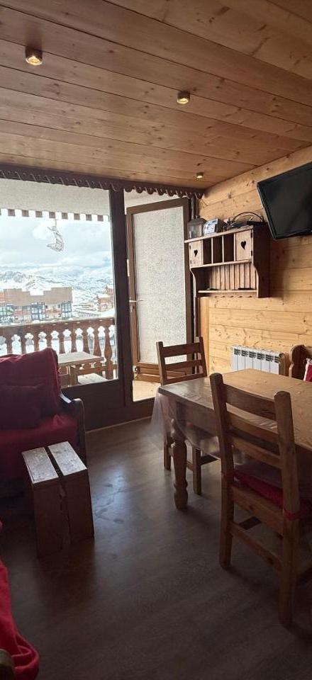 One-Bedroom Apartment (2 single beds and 1 double bed) - Free WiFi – Val-Thorens - Studio Cabine Centre Station Et Pied Des Pistes