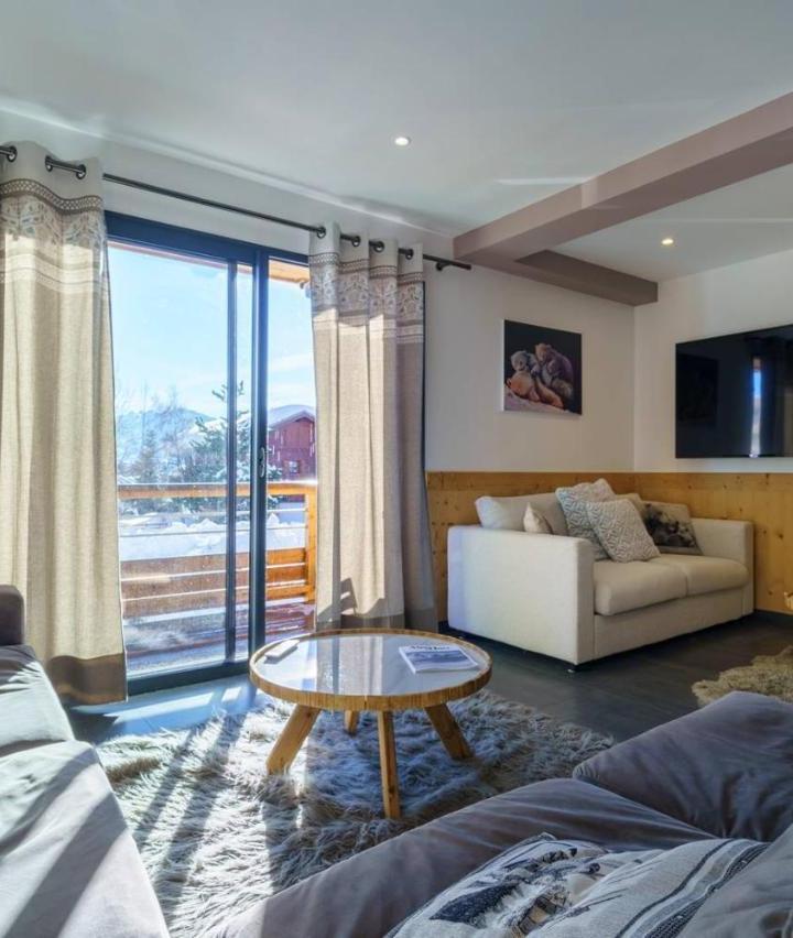 Three-Bedroom Apartment (1 sofa bed) - Free WiFi – Alpe D'huez Houses - Chez Stella - 3 Chambres Neuf Plein Centre