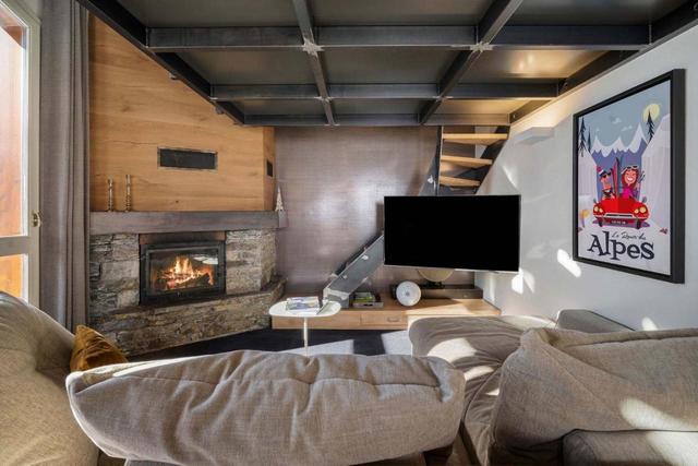 Luxury 4br Apartment with Fireplace & Private Parking - Val Thorens – billede 9
