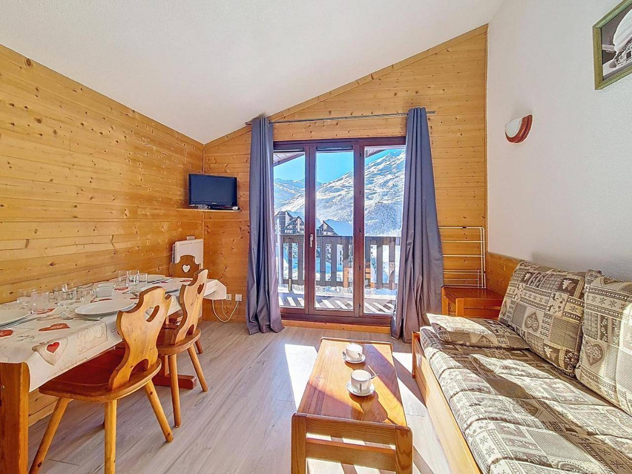 Appartement Confortable 2 Pieces Au Pied Des Pistes, Balcon, Animaux Admis - Fr-1-344-986, Les Menuires