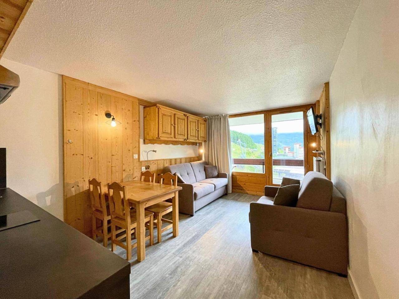 Residence Chaviere - Chaleureux Studio Situe Au Coeur Des Menuires Au Pied Des Pistes Appartement Pour 3 Personnes Mae-5754, Les Menuires