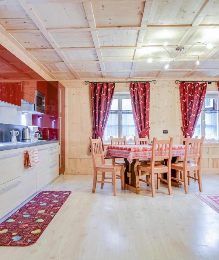 Two-Bedroom Apartment with Mountain View (Bedroom#1: 1 extra-large double bed, Bedroom#2: 2 single beds) - Free WiFi – Cesa San Florian - Appartamento 1