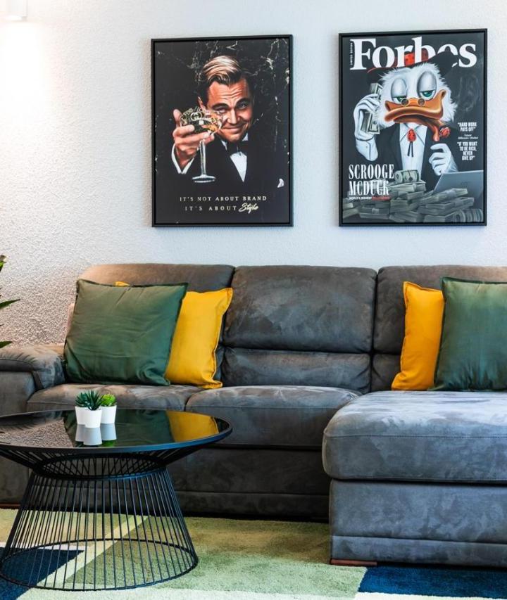 One-Bedroom Apartment (1 single bed and 1 large bed) - Free WiFi – Spirit Apartments - Balkon - Bergsicht