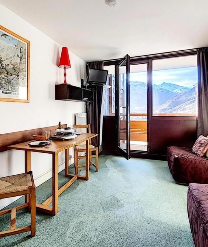 Studio – Residence Alpages - Studio Fonctionnel · Au Pieds Des Pistes · Balcon Vue Montagnes Mae-3344