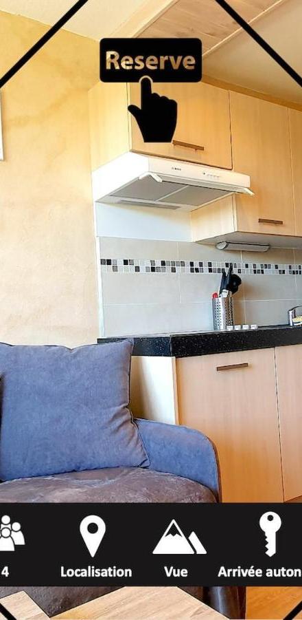 Agreable T1 Renove Jolie Vue Sud - Pied Des Pistes – billede 1