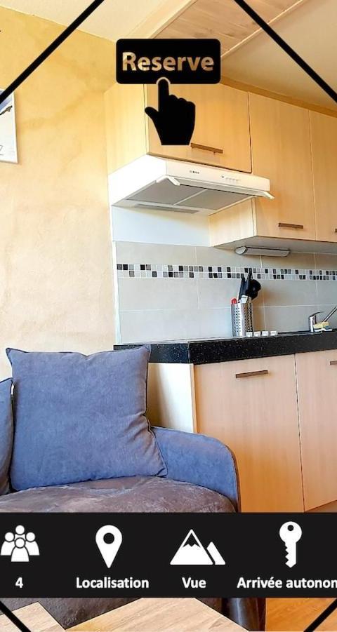 Agreable T1 Renove Jolie Vue Sud - Pied Des Pistes – Alpe d'Huez