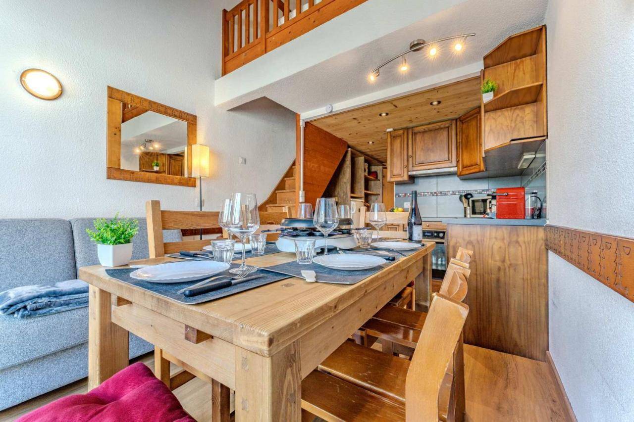 Cozy Duplex with Balcony, Parking & Mountain View - Residence Le Silveralp, Val Thorens