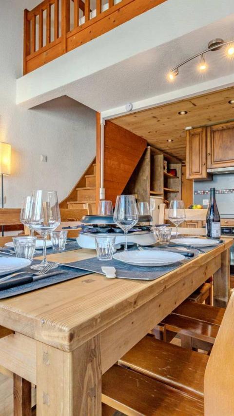 Cozy Duplex with Balcony, Parking & Mountain View - Residence Le Silveralp – Val Thorens